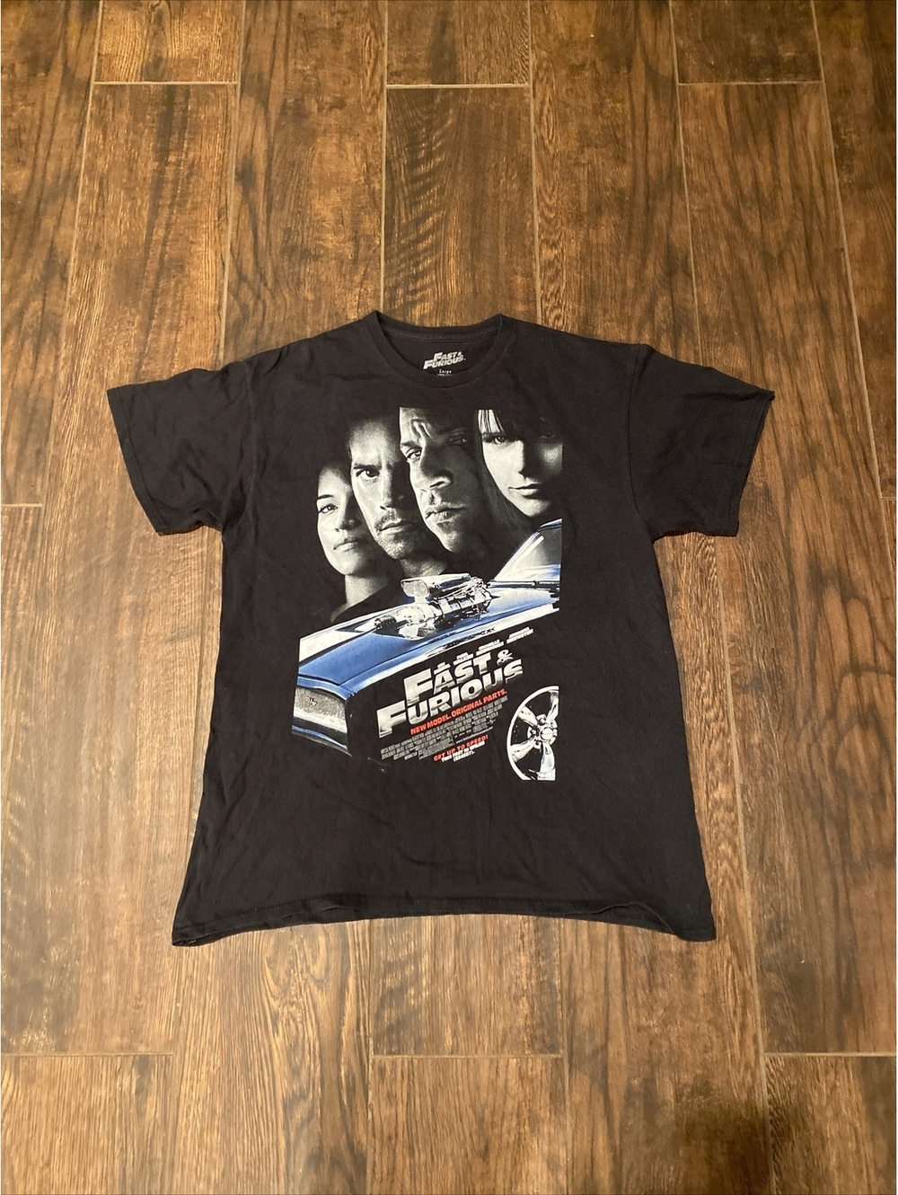 The Fast And Furious Movie Promo T Shirts Rare Paul Walker Size Large Faded - Picture 1 of 8